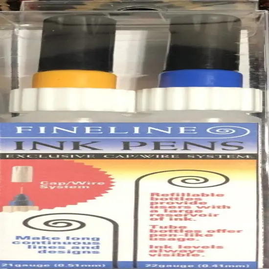 Fineline Ink Pen Applicators - Empty 2/Pkg-21 Gauge/ 22 Gauge {1}