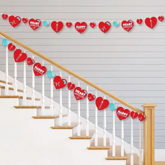 Big Dot of Happiness Happy Heartiversary - CHD Awareness DIY Decorations - Clothespin Garland Banner - 44 Pieces {3}