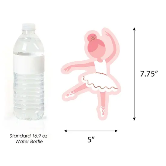 Big Dot of Happiness Tutu Cute Ballerina - Decorations DIY Ballet Birthday Party or Baby Shower Essentials - Set of 20 {6}