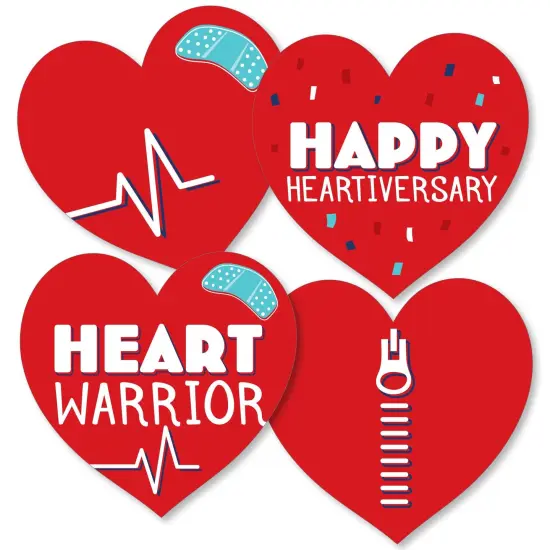 Big Dot of Happiness Happy Heartiversary - Hearts Decorations DIY CHD Awareness Essentials - Set of 20 {3}