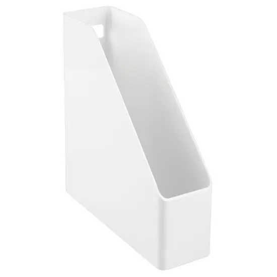 mDesign Plastic File Folder, Home Office Desktop Vertical Organizer {4}