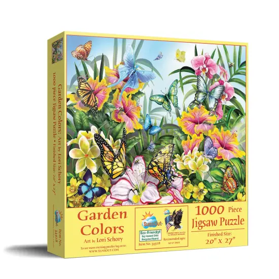 Sunsout Garden Colors 1000 pc Jigsaw Puzzle 34928 {3}