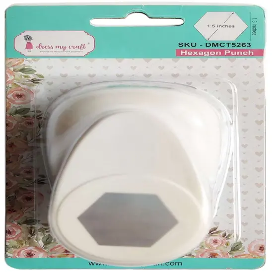 Dress My Craft Designer Punch-Hexagon 1.5" {1}