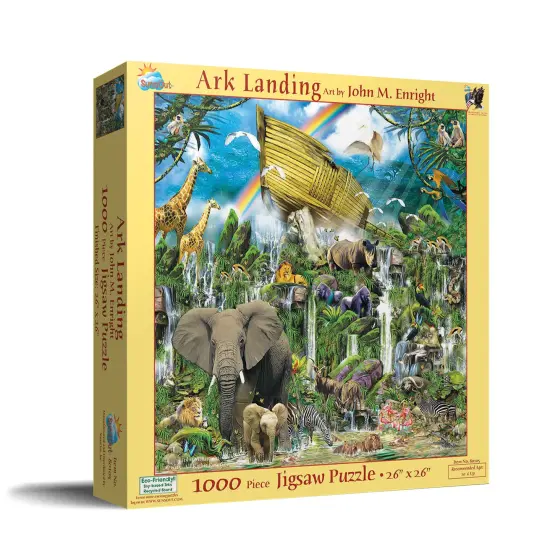 Sunsout Ark Landing 1000 pc Jigsaw Puzzle 80105 {3}
