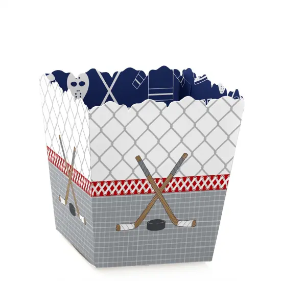 Big Dot of Happiness Shoots and Score - Hockey - Party Mini Favor Boxes - Baby Shower or Birthday Party Treat Candy Boxes - Set of 12 {1}