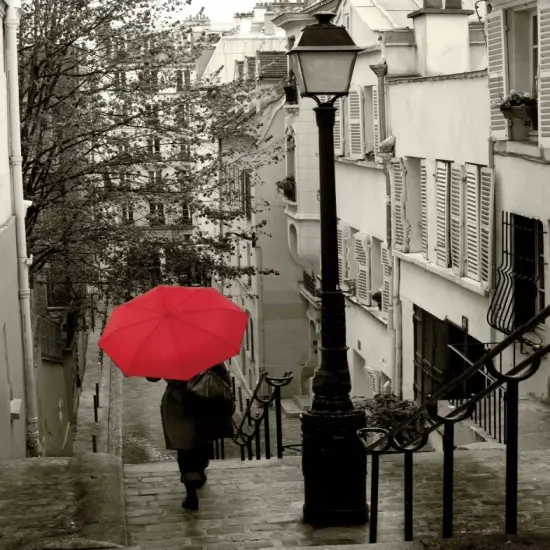 Paris Stroll II Poster Print by Sue Schlabach - Item # VARPDX15002 {1}