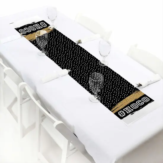 Big Dot of Happiness Hoco Dance - Petite Homecoming Paper Table Runner - 12 x 60 inches {1}