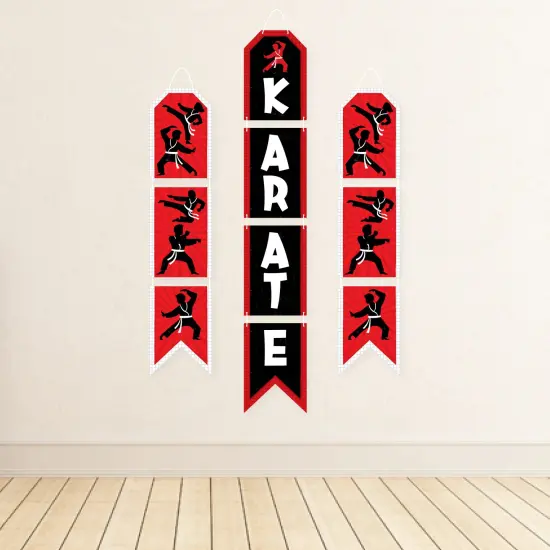 Big Dot of Happiness Karate Master - Hanging Vertical Paper Door Banners - Martial Arts Birthday Party Wall Decoration Kit - Indoor Door Decor {4}