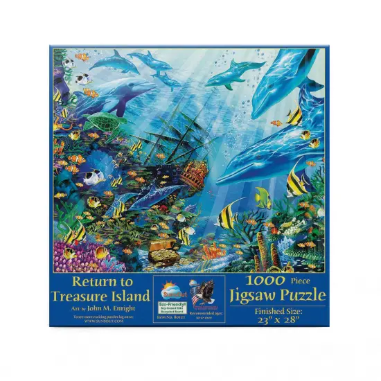 Sunsout Return to Treasure Island 1000 pc Jigsaw Puzzle 80121 {3}