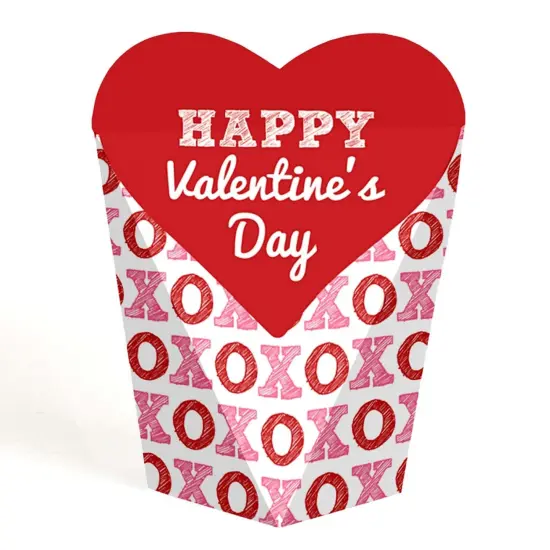 Big Dot of Happiness Conversation Hearts - Valentine's Day Party Favors - Gift Heart Shaped Favor Boxes for Women and Kids - Set of 12 {1}