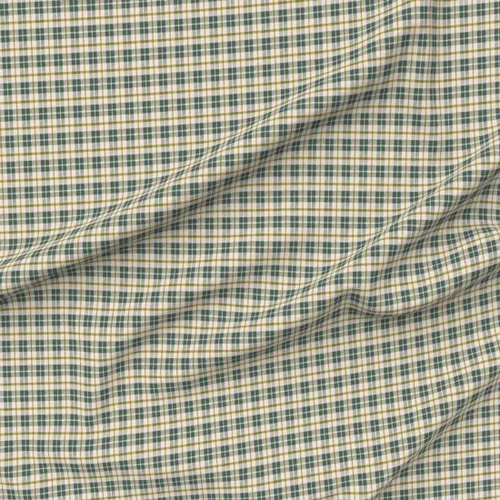 Various Fabrics by the Yard or Fat Quarter Plaid Tartan Green Golfing Classic Traditional Custom Printed Fabric by Spoonflower {6}
