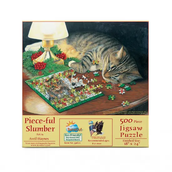 Sunsout Piece-ful Slumber 500 pc Jigsaw Puzzle 59621 {4}