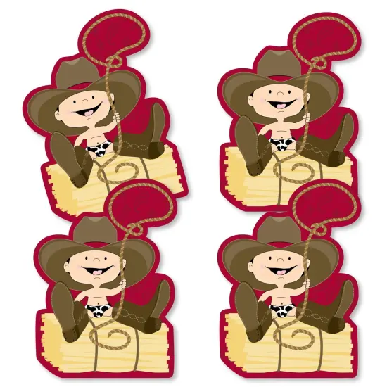 Big Dot of Happiness Little Cowboy - Decorations DIY Western Baby Shower or Birthday Party Essentials - Set of 20 {3}