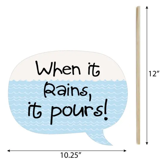 Big Dot of Happiness Funny Noah's Ark - Baby Shower Photo Booth Props Kit - 10 Piece {6}