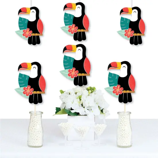 Big Dot of Happiness Calling All Toucans - Toucan Decorations DIY Tropical Bird Baby Shower or Birthday Party Essentials - Set of 20 {1}