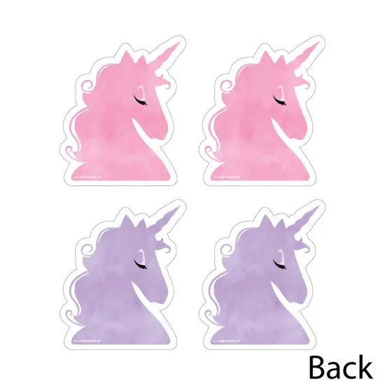 Big Dot of Happiness Rainbow Unicorn - Decorations DIY Magical Unicorn Baby Shower or Birthday Party Essentials - Set of 20 {4}