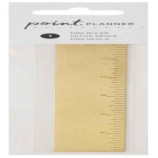 AC Point Planner Mini Ruler-Gold {1}