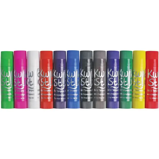 Kwik Stix Solid Tempera Paint Sticks 12/Pkg-Classic Colors {4}