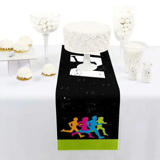 Big Dot of Happiness Set the Pace - Running - Petite Track, Cross Country or Marathon Party Paper Table Runner - 12 x 60 inches {3}