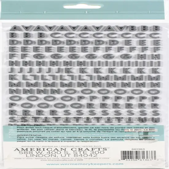 We R Mold Press Alpha Thickers-Small {3}