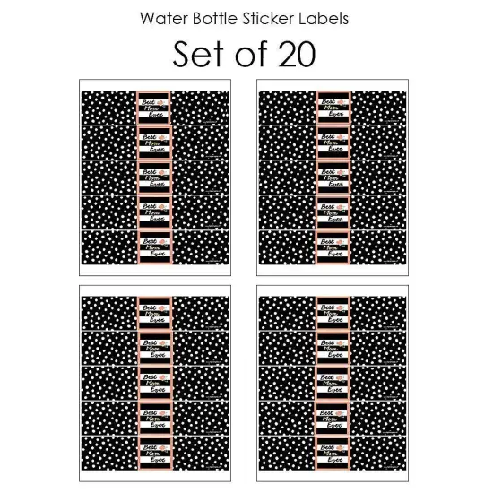 Big Dot of Happiness Best Mom Ever - Mother's Day Water Bottle Sticker Labels - Set of 20 {4}