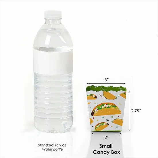 Big Dot of Happiness Taco 'Bout Fun - Party Mini Favor Boxes - Fiesta Treat Candy Boxes - Set of 12 {3}