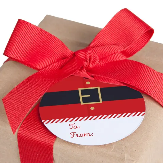 Big Dot of Happiness Jolly Santa Claus - Christmas Party Favor Gift Tags (Set of 20) {4}