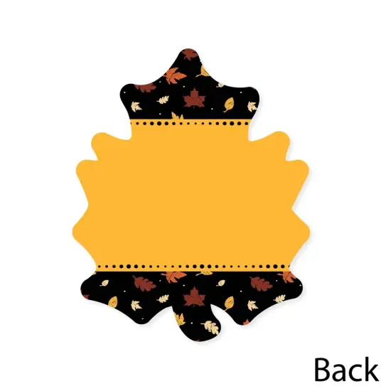 Big Dot of Happiness Give Thanks - Shaped Thank You Cards - Thanksgiving Party Thank You Note Cards with Envelopes - Set of 12 {6}