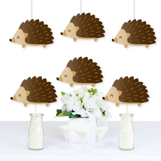 Big Dot of Happiness Forest Hedgehogs - Decorations DIY Woodland Birthday Party or Baby Shower Essentials - Set of 20 {1}
