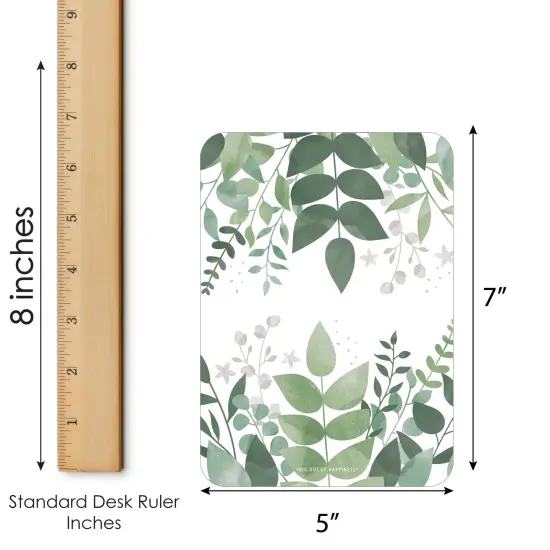 Big Dot of Happiness Boho Botanical Bride - Find the Guest Bingo Cards and Markers - Greenery Bridal Shower and Wedding Party Bingo Game - Set of 18 {6}