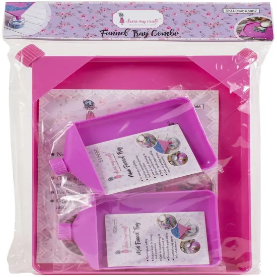 Dress My Craft Funnel Tray Combo-3/Pkg {1}