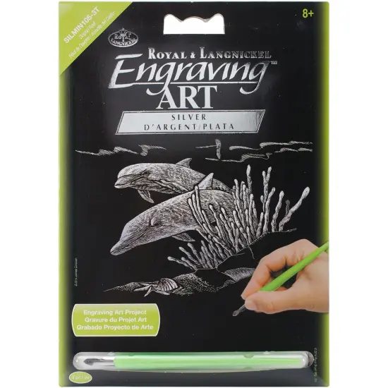 Royal & Langnickel(R) Silver Foil Engraving Art Kit 5"X7" {1}