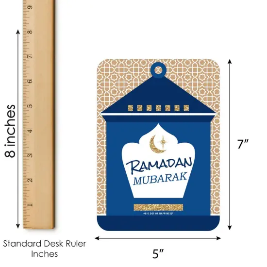 Big Dot of Happiness Ramadan - Bingo Cards and Markers - Eid Mubarak Bingo Game - Set of 18 {6}