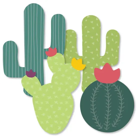 Big Dot of Happiness Prickly Cactus Party - Cactus Decorations DIY Fiesta Party Essentials - Set of 20 {3}