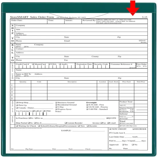 Plastic File Jackets Magnetic - Open Short - Letter Size 6-Pack {6}