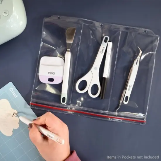 Multi-Pocket Zipper Binder Page for Die Cutting Tools - 3 Pocket {4}