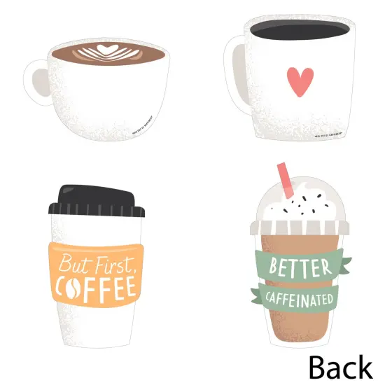 Big Dot of Happiness But First, Coffee - Decorations DIY Cafe Themed Party Essentials - Set of 20 {4}