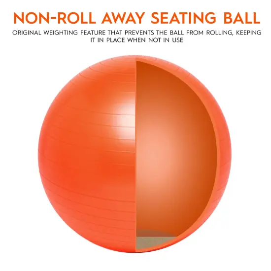Balance Ball, 65cm, Orange {4}