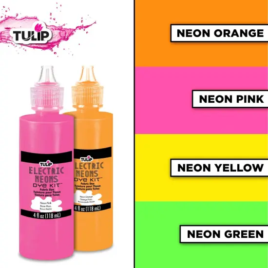 Tulip Electric Neons 16 fl. oz. 4-Color Dye Kit {4}