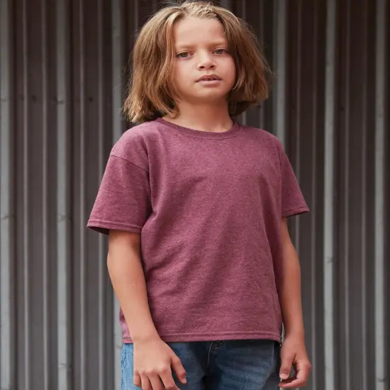 Gildan&reg; Heavy Cotton Youth Short Sleeve Crewneck T-Shirt - 5000B Texas orange {3}