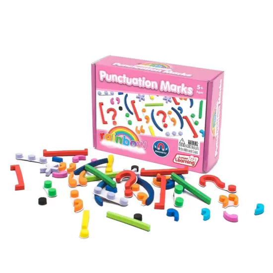 Rainbow Punctuation Marks, 40 Pieces {1}