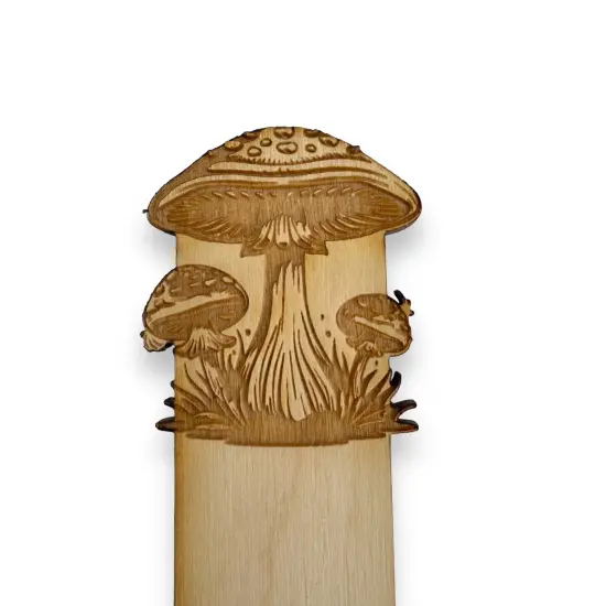 Bookmark - Fly Agaric - Birch wood {2}