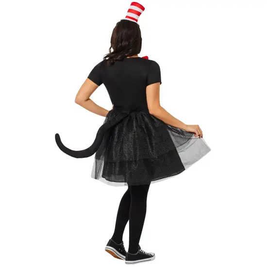 Dr Seuss Cat In The Hat Dress Adult Costume {3}