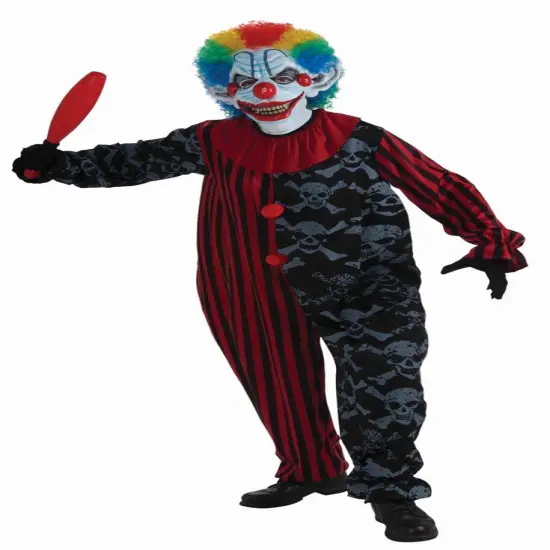 Creepo the Clown Jumpsuit Costume Adult {1}