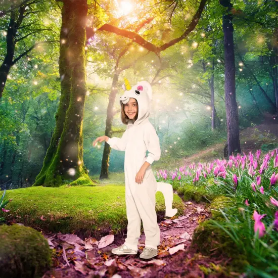 Unicorn Child One-Piece Costume {4}