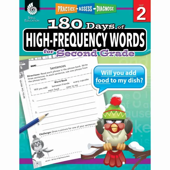 180 Days of High-Frequency Words for Second Grade {1}