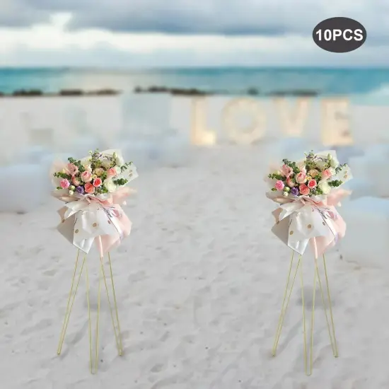 10pcs 3.4ft Flower Plant Stand Display Rack Flower Pot Holder Party Floral Decor {2}