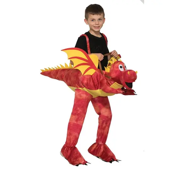 Red Dragon Deluxe Child Ride-on Costume {1}