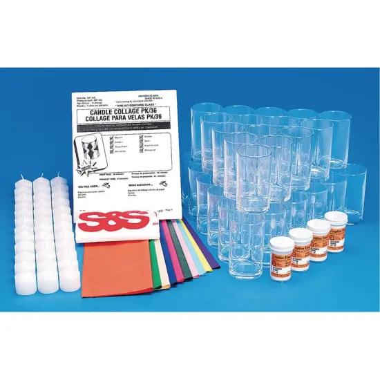 Candle Collage Craft Kit (Pack of 36) {2}