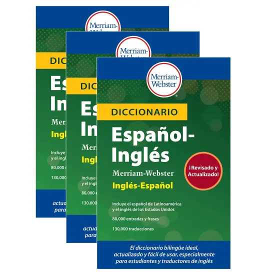 Diccionario Espanol-ingles Merriam-Webster, Pack of 3 {1}